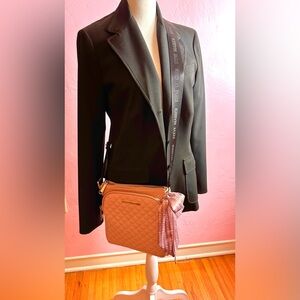 Steve Madden Medium Quilted Blush Pink Crossbody Bag